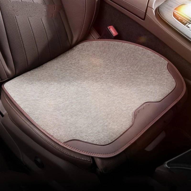 AXTAZS Auto Sitzbezügesets Universal Auto Sitzbezüge Auto Kissen Schutz Vorne/Hinten Auto Pads Atmungsaktive Sitz Pad Auto Abdeckungen Automobil Innen Zubehör(Beige,color1) von AXTAZS