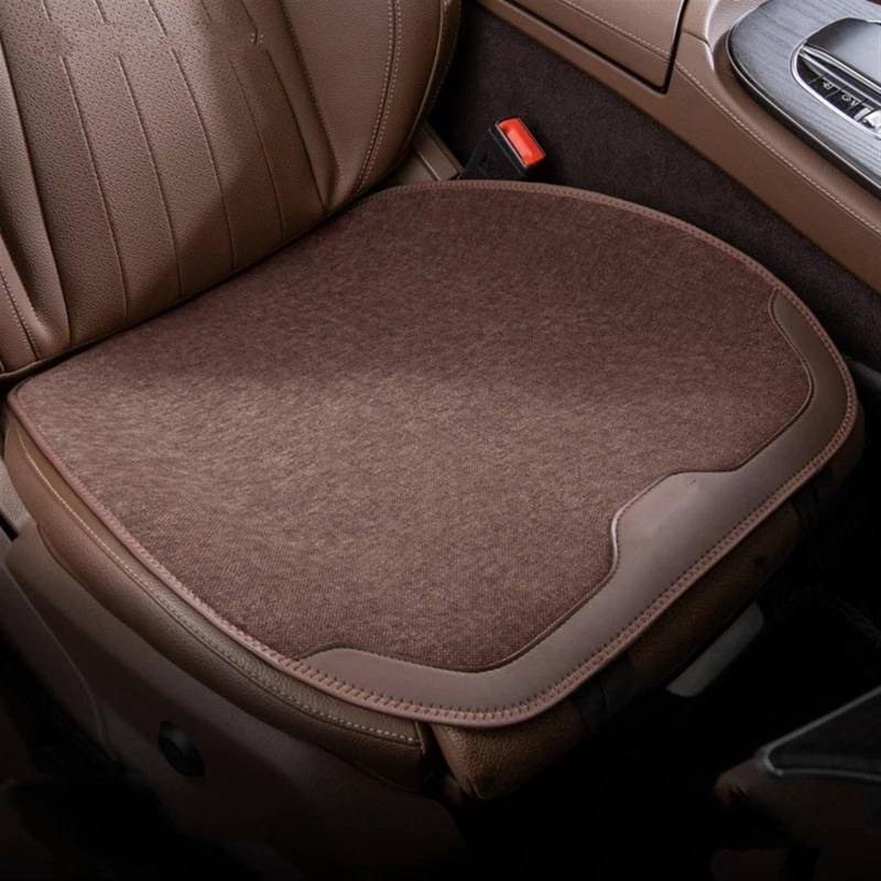 AXTAZS Auto Sitzbezügesets Universal Auto Sitzbezüge Auto Kissen Schutz Vorne/Hinten Auto Pads Atmungsaktive Sitz Pad Auto Abdeckungen Automobil Innen Zubehör(Brown,color1) von AXTAZS