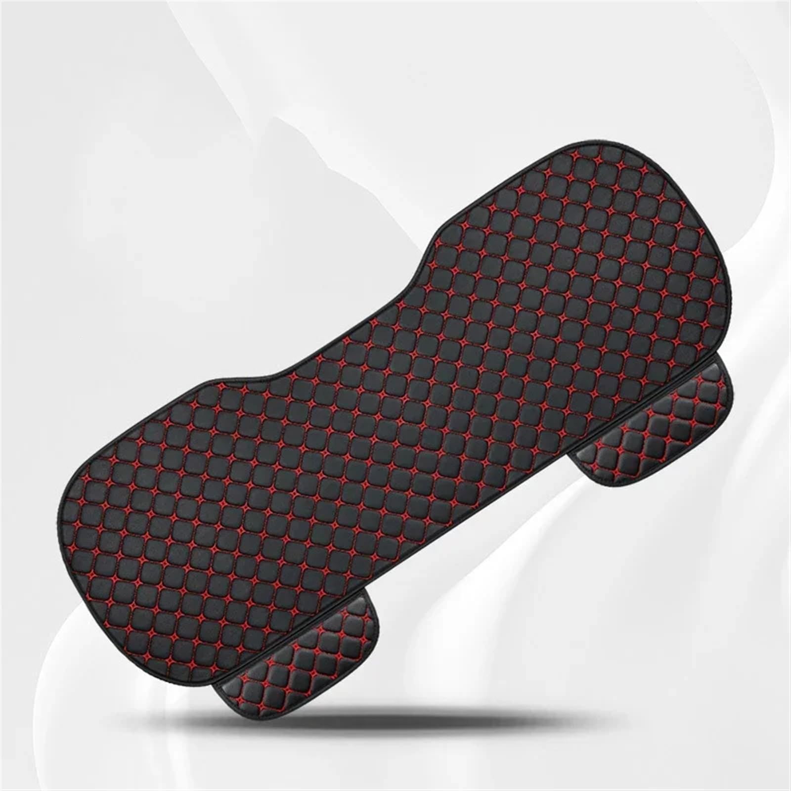 AXTAZS Auto Sitzbezügesets Universal Auto Sitzbezüge Set Vier Jahreszeiten Vorne Hinten Seat Protector Auto Sitzkissen Pad Matte Auto Innen Zubehör(Red,Rear) von AXTAZS