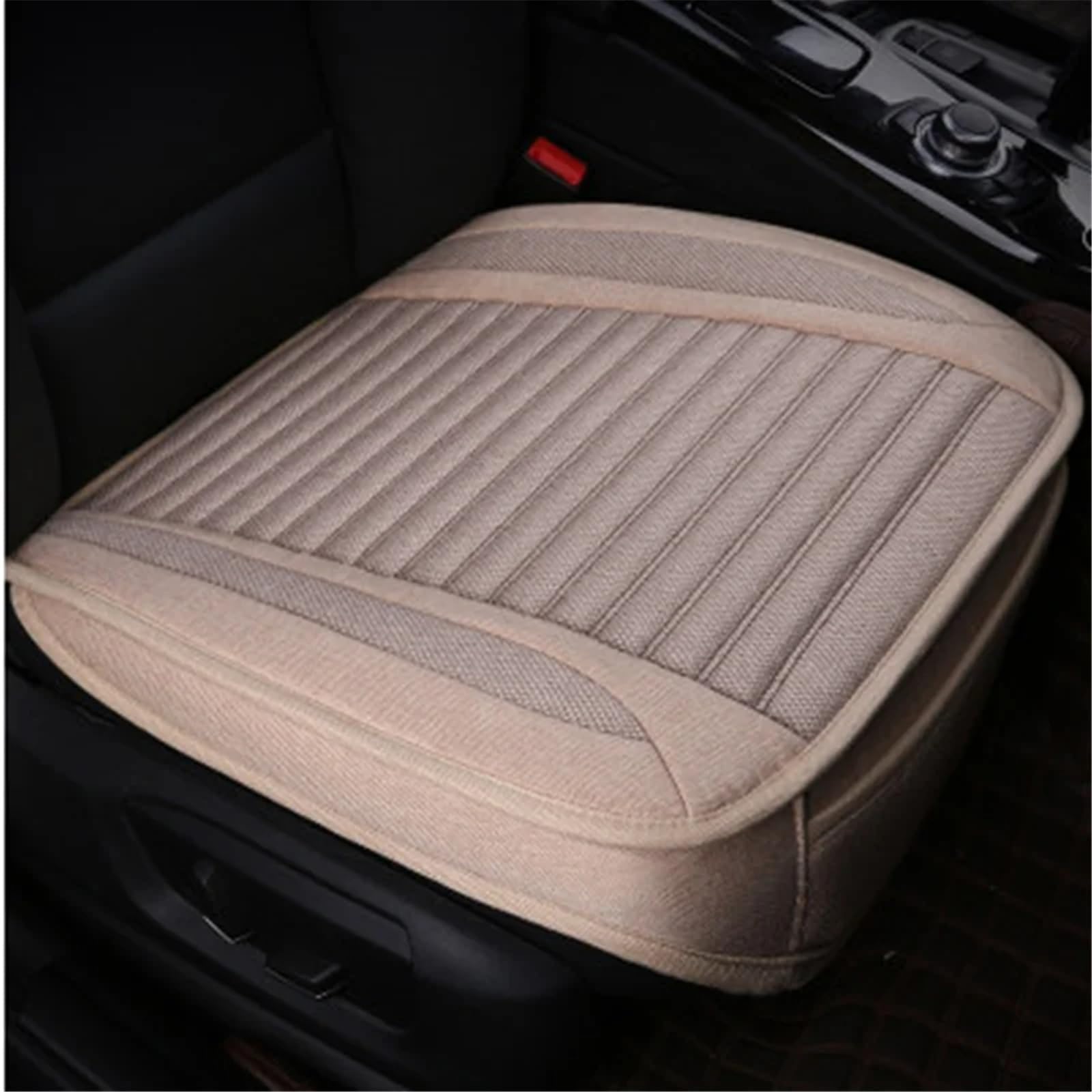 AXTAZS Auto Sitzbezügesets Universal Auto Sitzbezug Atmungsaktive Sitz Styling Automobil Innen Auto Sitz Schutz Pads Auto Kissen Schutz Matte Auto Sitz Abdeckung(Beige) von AXTAZS