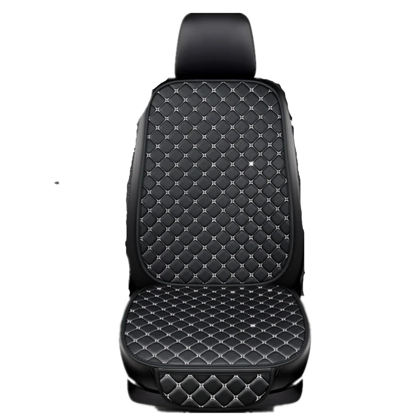 AXTAZS Auto Sitzbezügesets Universal Auto Sitzbezug Sitzkissen Vier Jahreszeiten Auto Sitz Schutz Pads Automobil Innen Zubehör Auto Sitzkissen(Black) von AXTAZS