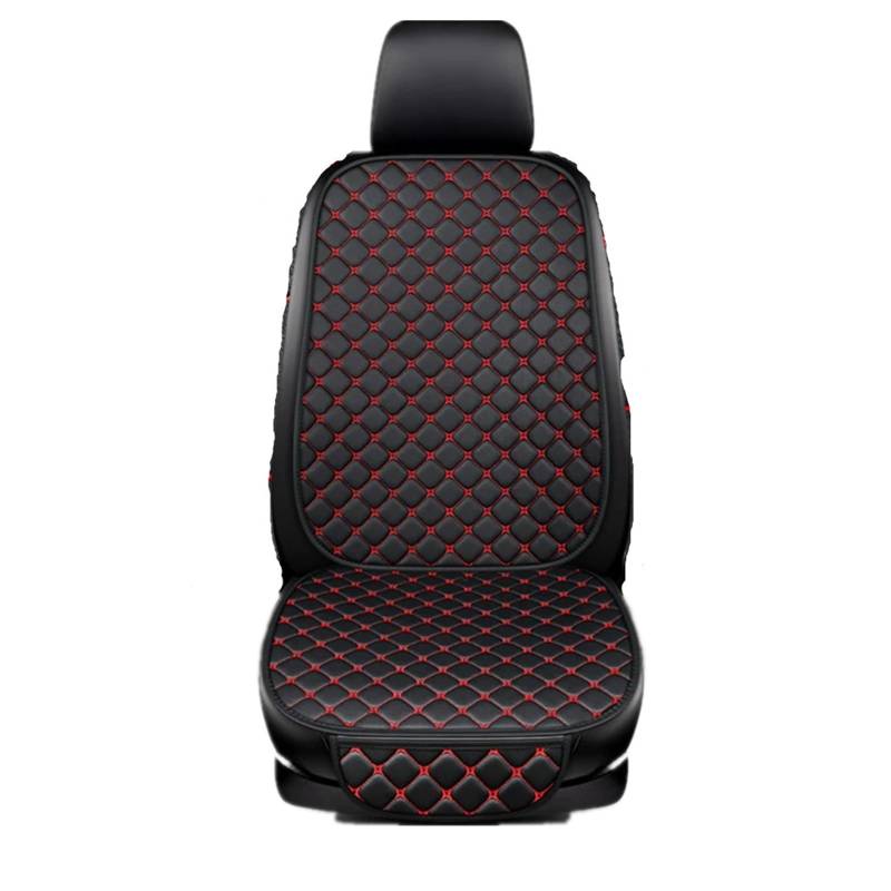 AXTAZS Auto Sitzbezügesets Universal Auto Sitzbezug Sitzkissen Vier Jahreszeiten Auto Sitz Schutz Pads Automobil Innen Zubehör Auto Sitzkissen(Red) von AXTAZS