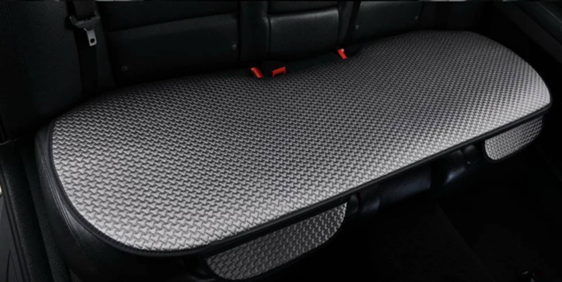 AXTAZS Auto Sitzbezügesets Universal Auto Sitzbezug Vorne Hinten Atmungsaktive Kissen Schutz Matte Pad Auto Innen LKW SUV Van Auto Sitz Schutz Pads(Gray,Rear) von AXTAZS