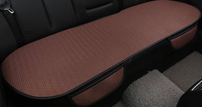 AXTAZS Auto Sitzbezügesets Universal Auto Sitzbezug Vorne Hinten Auto Sitzkissen Schutz Automobil Innen Auto Kissen Schutz Matte Bank Schutz(Brown,Rear) von AXTAZS