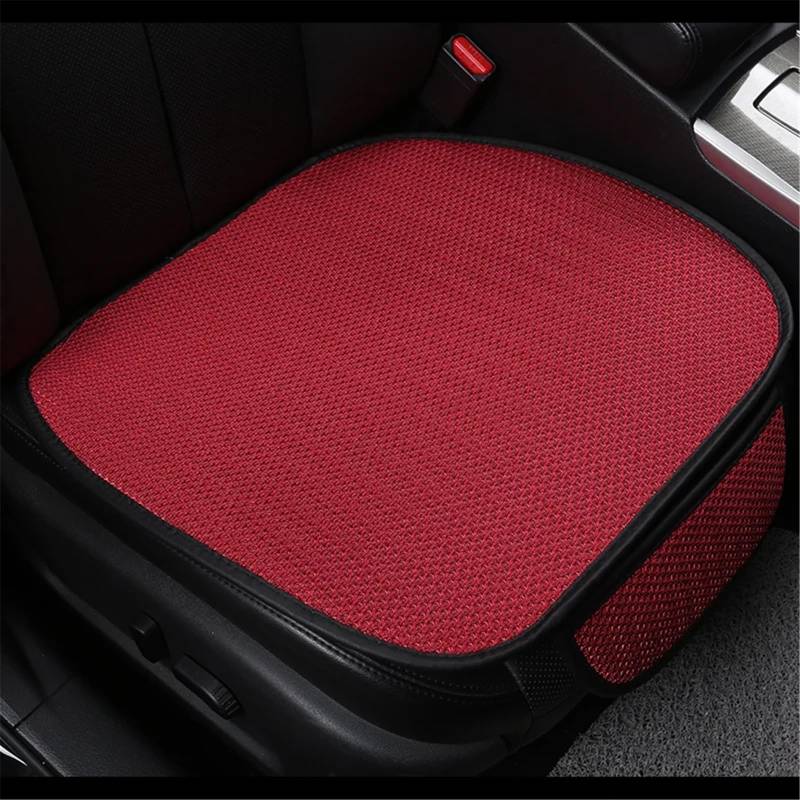 AXTAZS Auto Sitzbezügesets Universal Auto Sitzbezug Vorne Hinten Auto Sitzkissen Schutz Automobil Innen Auto Kissen Schutz Matte Bank Schutz(Red,Front) von AXTAZS