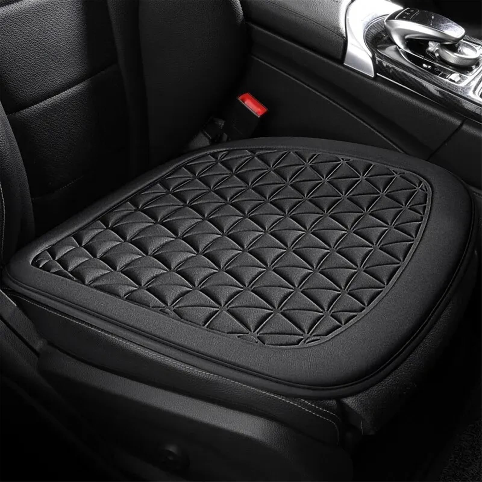 AXTAZS Auto Sitzbezügesets Universal Auto Sitzkissen Automobil Innen Auto Sitz Schutz Pads Auto Kissen Schutz Matte Auto Zubehör(Black,Front) von AXTAZS