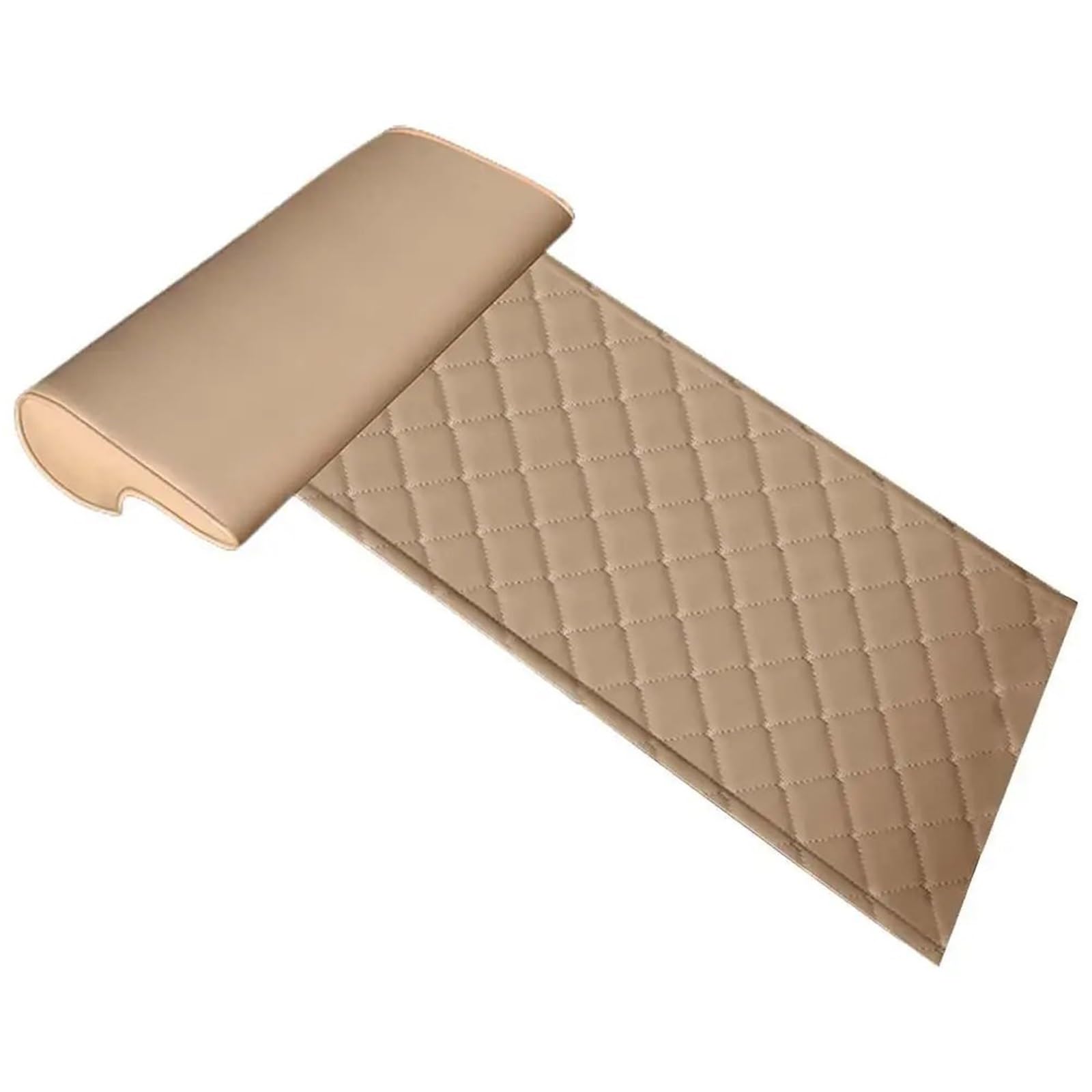 AXTAZS Auto Sitzbezügesets Universal Auto Sitzkissen Automobil Innen Auto Sitz Schutz Pads Bein Unterstützung Kissen Auto Zubehör Auto Sitzbezüge Schutz(Beige) von AXTAZS