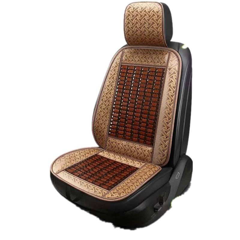 AXTAZS Auto Sitzbezügesets Universal Auto Sitzkissen Cooling Pad Auto Sitz Schutz Pads Automobil Innen Auto Vordersitz Abdeckung(Brown) von AXTAZS