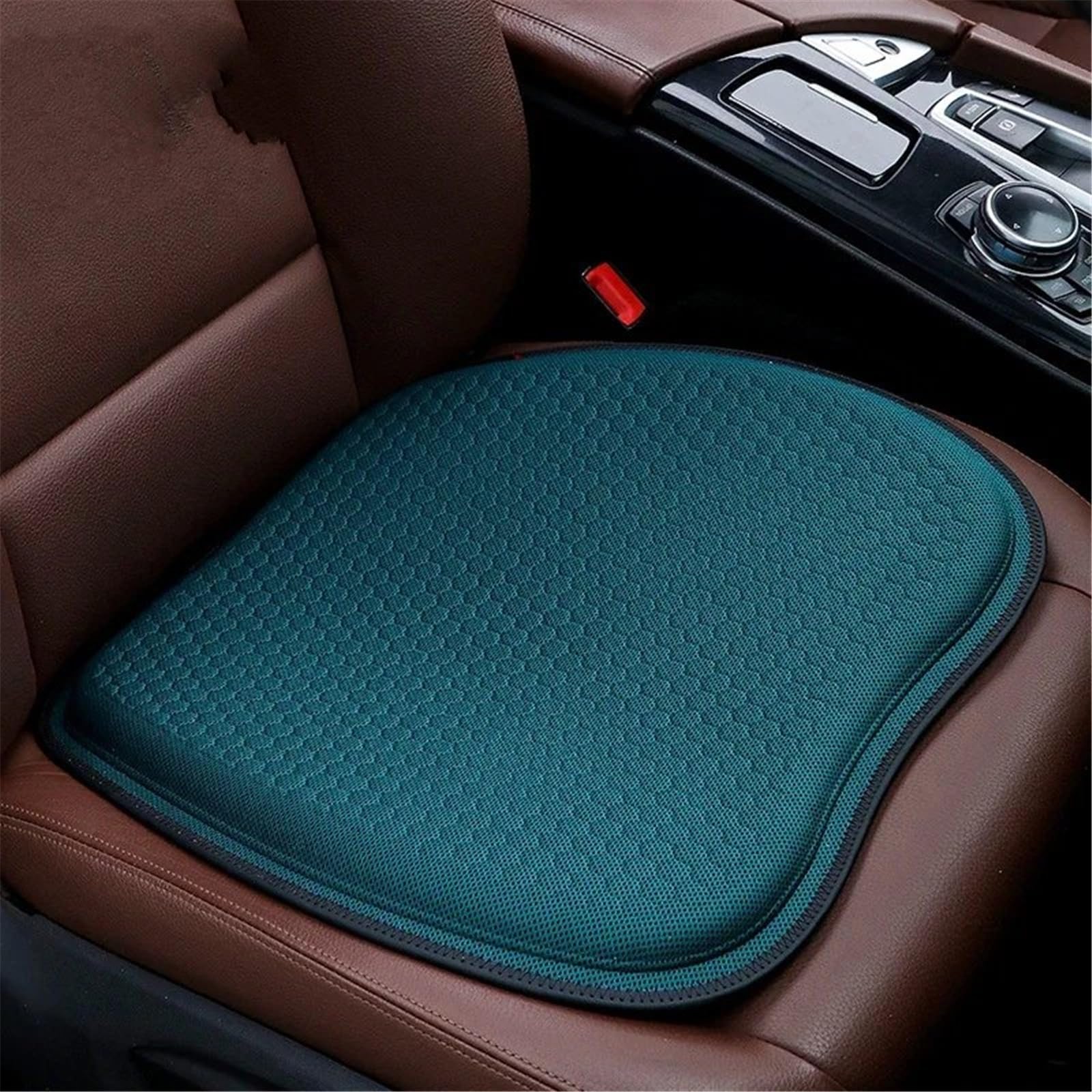 AXTAZS Auto Sitzbezügesets Universal Auto Sitzkissen Quadratische Kissen Seat Protector Automobil Innen Auto Sitz Schutz Pads Auto Zubehör(Green) von AXTAZS