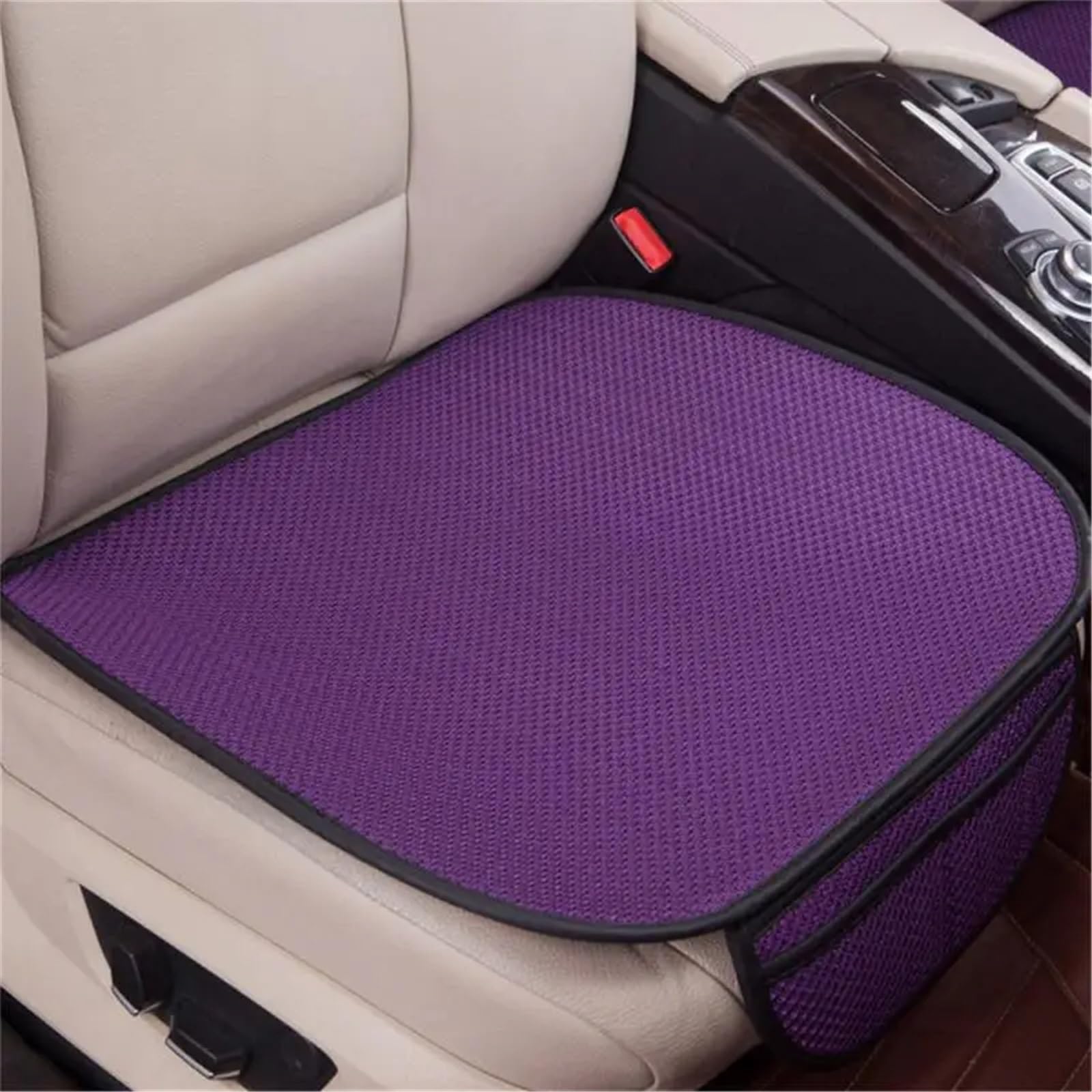 AXTAZS Auto Sitzbezügesets Universal Auto Sitzkissen Schutz Pad Atmungsaktive Auto Vordersitz Abdeckung Auto Zubehör Auto Sitz Schutz Pads(Purple) von AXTAZS