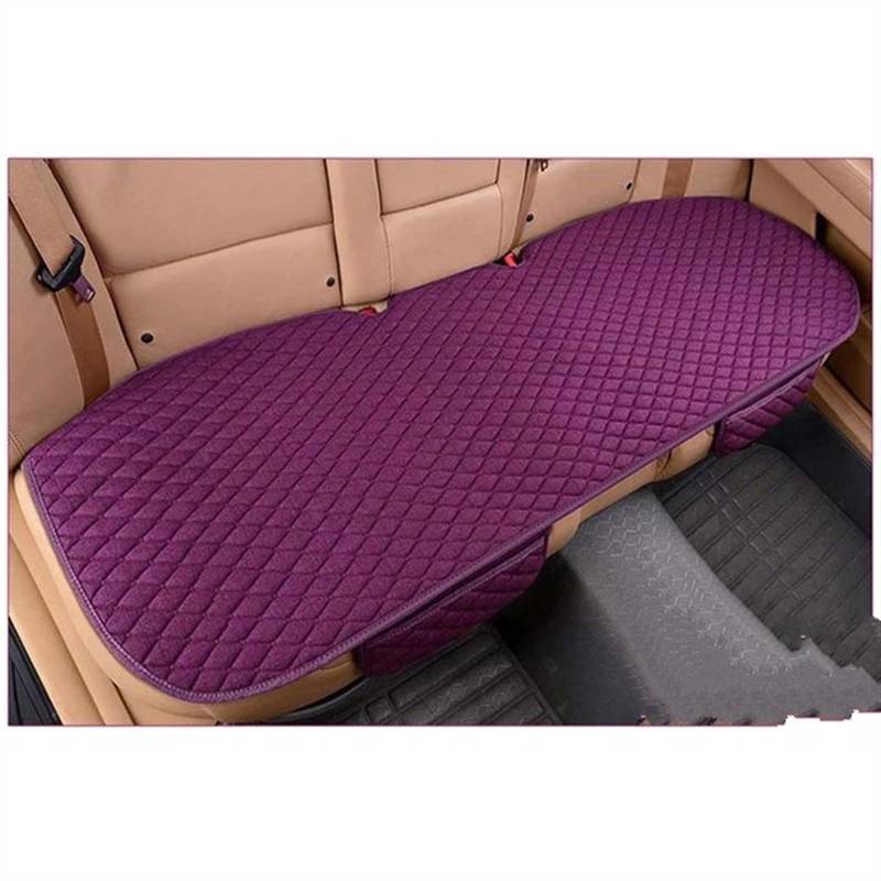 AXTAZS Auto Sitzbezügesets Universal Autositzbezug Für Four Seasons Vorne Hinten Kissen Atmungsaktive Schutzmatte Pad Autozubehör Kissen Sitzbezug Autozubehör(Purple,1pc Rear) von AXTAZS