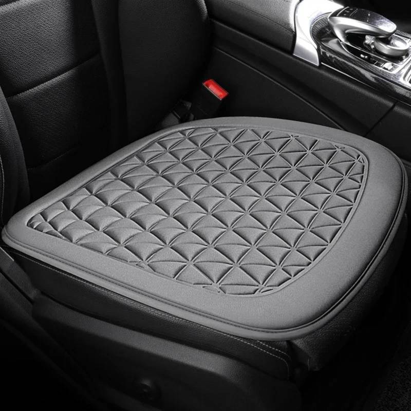 AXTAZS Auto Sitzbezügesets Universal-Autositzkissen, Atmungsaktive Komfort-Sitzbezüge Mit Aufbewahrungstasche, Autoschutz-Zubehör, Auto-Innenraum-Schutzpolster Für Autositze(Gray,Front seat pad) von AXTAZS