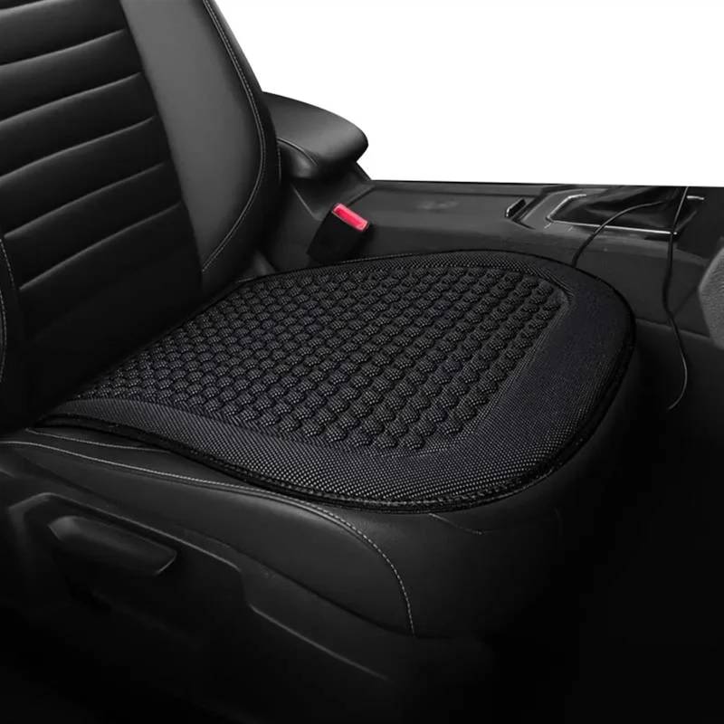 AXTAZS Auto Sitzbezügesets Universal Sitzkissen Atmungsaktive Autositzbezüge Bump Massage Autos Sitzbezug Universal Seat Protector Pad Auto Kissen Schutz Matte(Black,Front) von AXTAZS