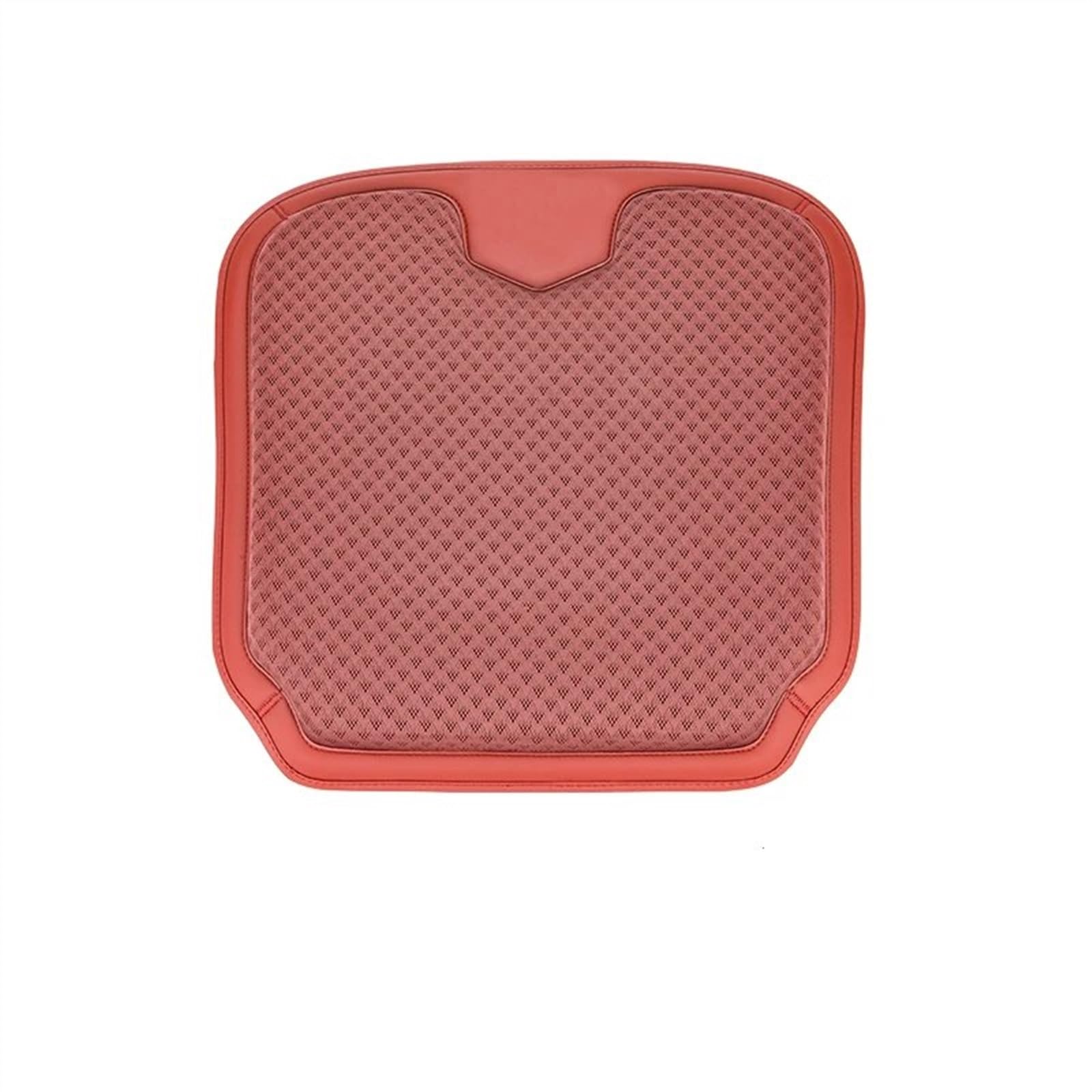 AXTAZS Auto Sitzbezügesets Universal Verdicken Atmungsaktive Auto Sitzkissen Schutz Matte Automobil Innen Auto Sitzkissen Auto Sitz Schutz Pads Auto Zubehör(Red) von AXTAZS