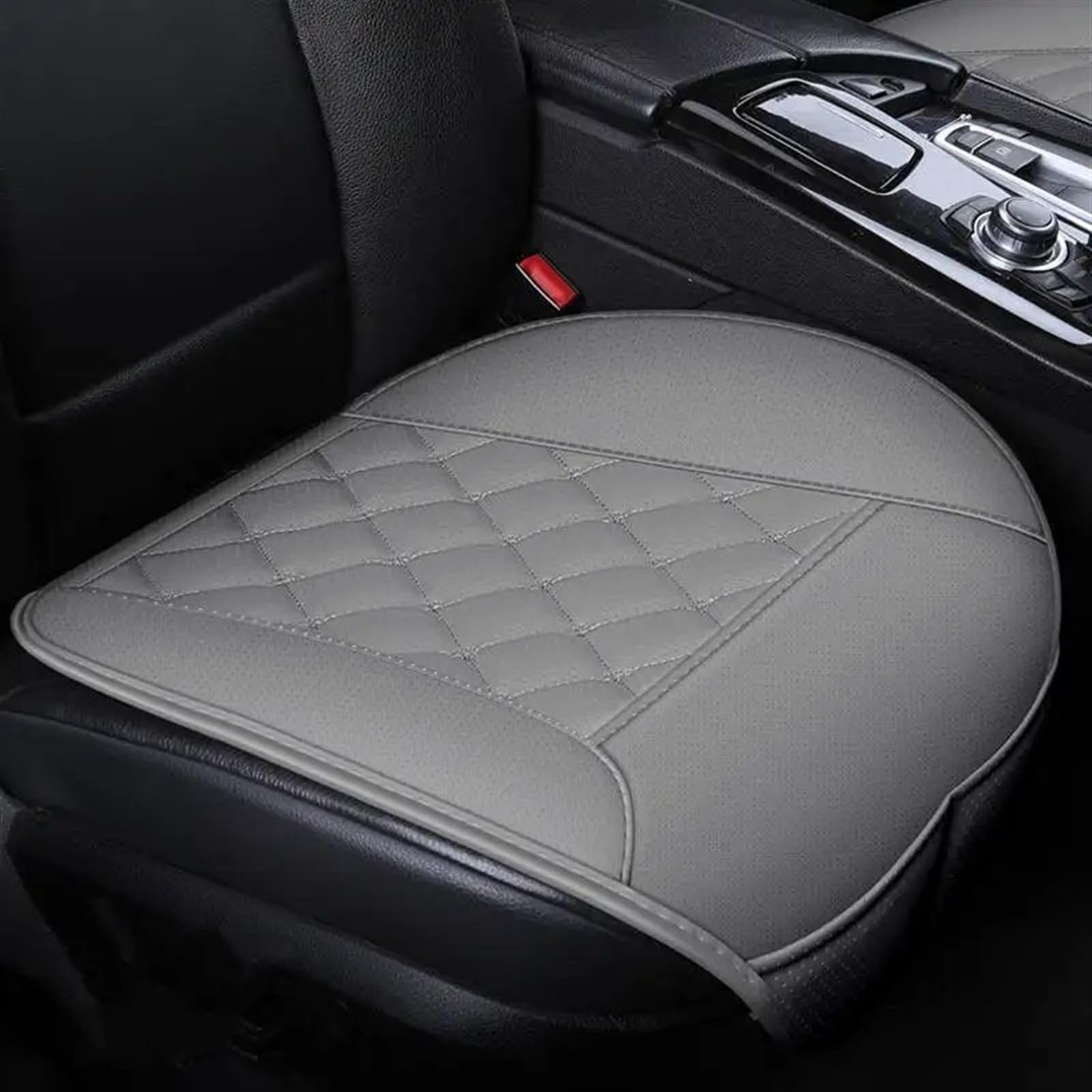 AXTAZS Auto Sitzbezügesets Universal Vier Jahreszeiten Sitz Abdeckung Auto Sitzkissen Autos Sitz Abdeckung Auto Stuhl Protector Pad Matte Auto Zubehör(Gray,Front) von AXTAZS