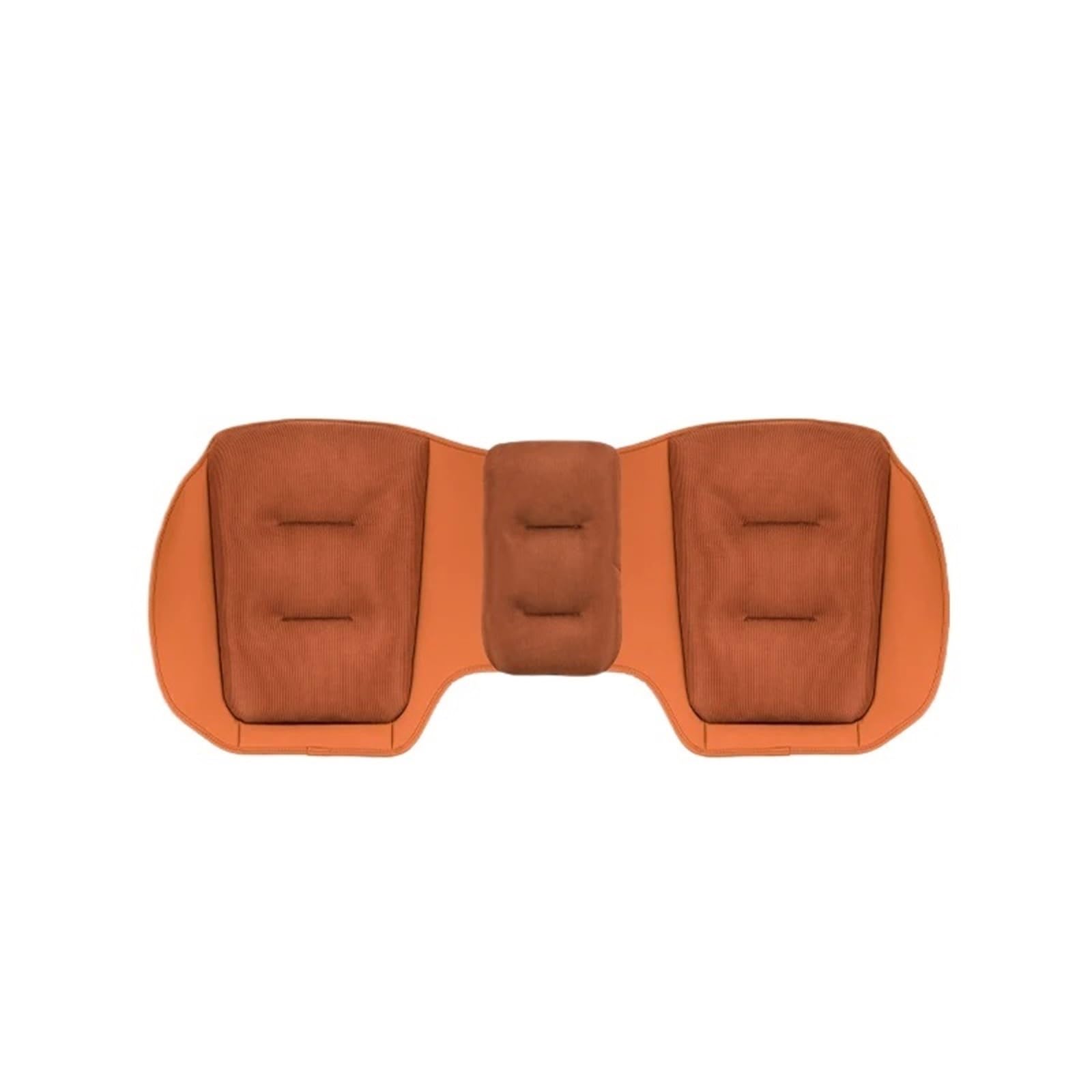 AXTAZS Auto Sitzbezügesets Universal Weiche Auto Sitz Abdeckung Vorne Und Hinten Kissen Matte Auto Schutz Pad Atmungsaktive Automobil Innen Auto Sitz Schutz Pads(Orange,Rear) von AXTAZS