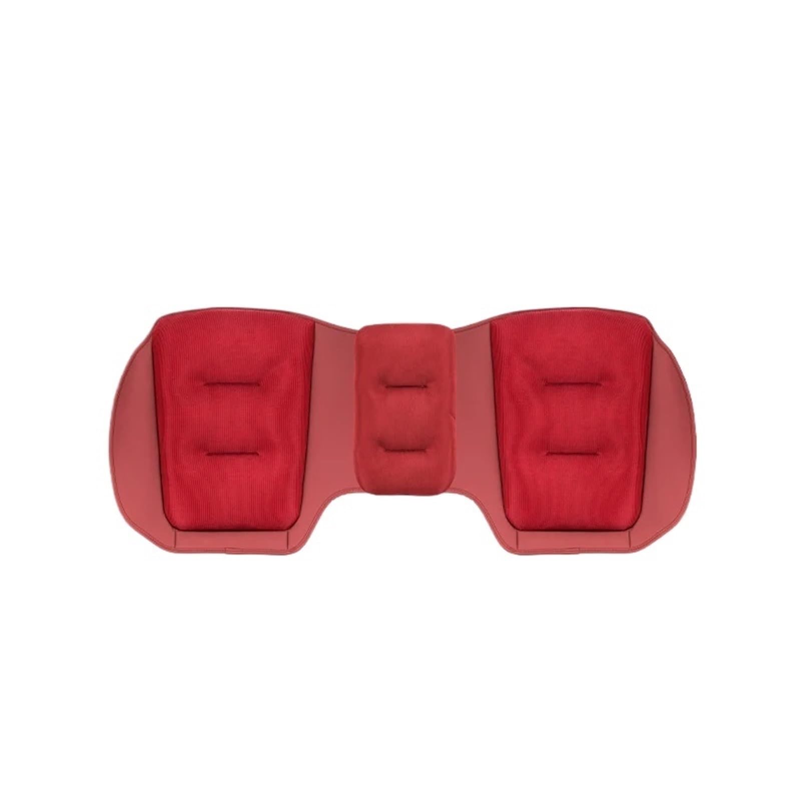 AXTAZS Auto Sitzbezügesets Universal Weiche Auto Sitz Abdeckung Vorne Und Hinten Kissen Matte Auto Schutz Pad Atmungsaktive Automobil Innen Auto Sitz Schutz Pads(Red,Rear) von AXTAZS