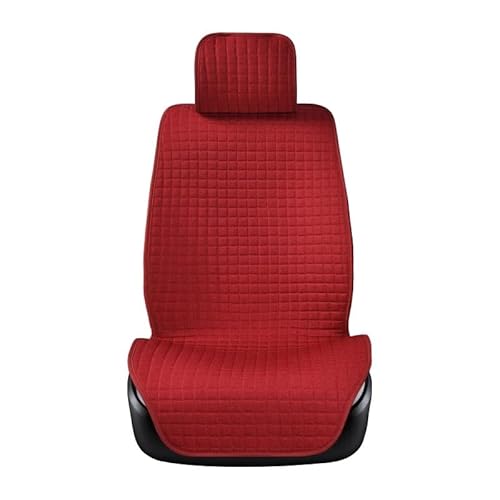 AXTAZS Auto Sitzbezügesets Universelles Autositzbezug-Kissen, Universeller Sitzbezug Für Die Vordere Rückenlehne, Autostuhl, Atmungsaktive Autositz-Schutzpolster(Red,Backrest) von AXTAZS