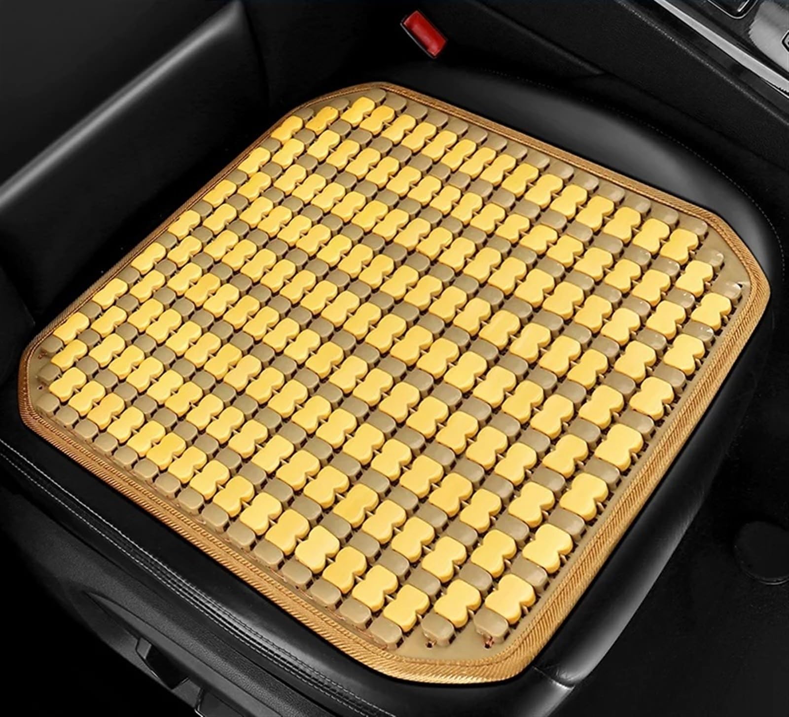 AXTAZS Auto Sitzbezügesets Universelles Kissen, Bequeme Und Atmungsaktive Sitze, Erhältlich In Four Seasons Split Automobile Interior Autositz-Schutzpolster(Yellow,color1) von AXTAZS