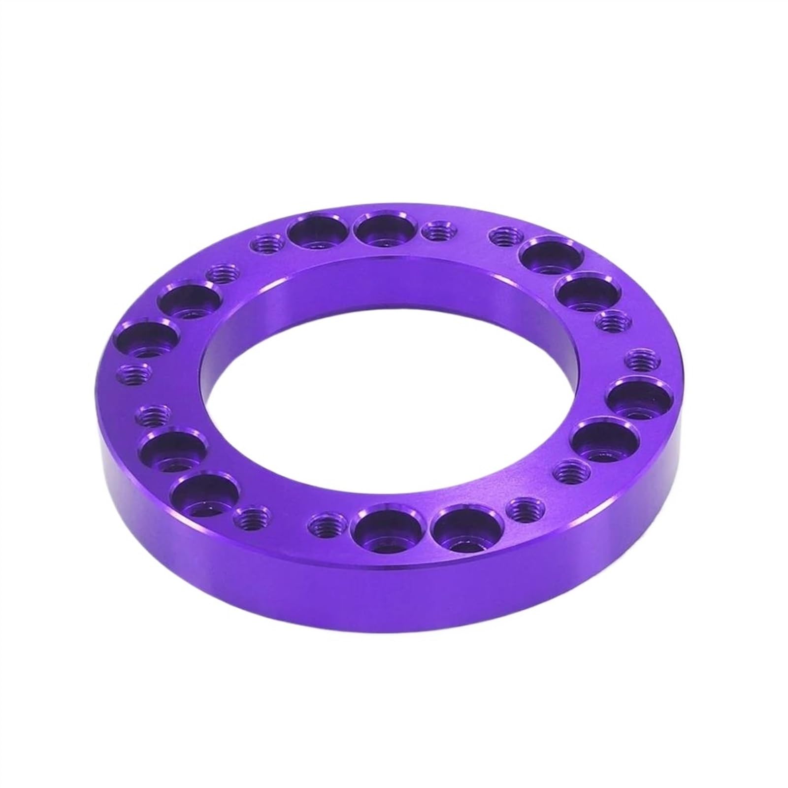 AXTAZS Auto Spurverbreiterungen 12mm Autozubehör Lenkradnabe Boss Kit Adapter Spacer Universal Lenkrad Loch Adapter Mit Schrauben(Purple) von AXTAZS