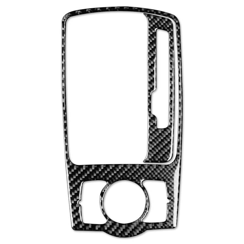 AXTAZS Dekorative Auto Innere Kompatibel Mit Q7 2007 2008 2009 2010 2011 2012 2013 2014 2015 Schaltknauf Bedienfeldrahmen Echtkohlefaser Autozubehör(RHD) von AXTAZS