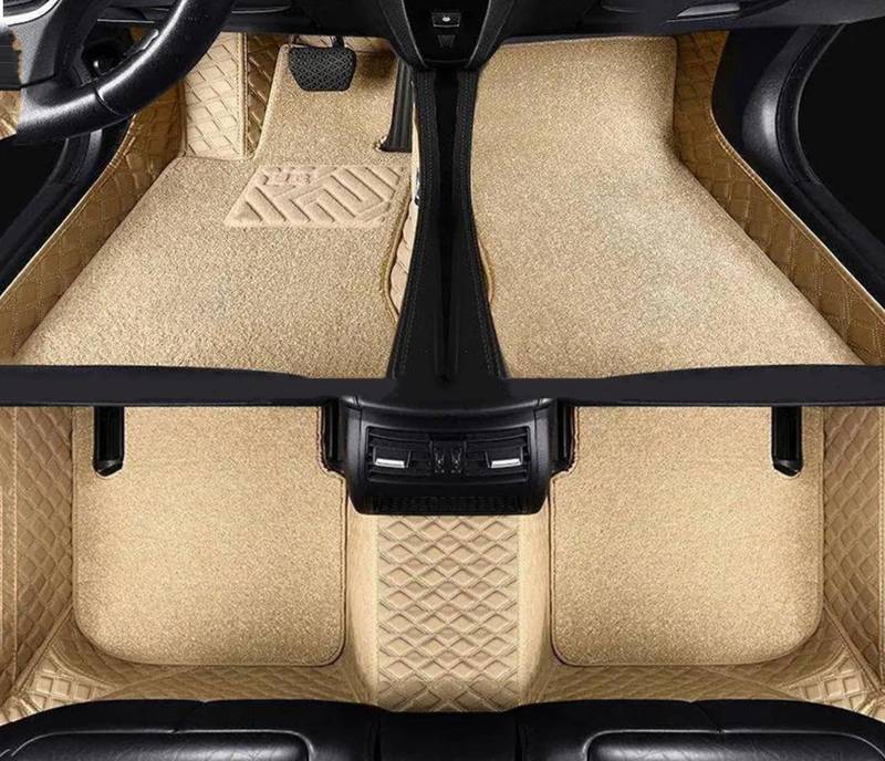 AXTAZS Fußmatten Auto Kompatibel Mit Lexus ES ES250 ES300h ES350 2013–2017 XV60 250 300h 350 2014 2015 2016, rutschfeste Teppich-Auto-Fußmatten, Zubehör, Auto-Styling(2) von AXTAZS