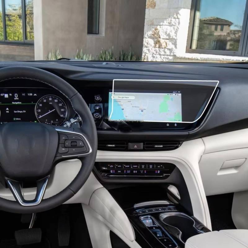 AXTAZS Kompatibel Mit Buick Für Envision 2021, Auto-Innenzubehör, GPS-Navigation, Kratzfest, Gehärtete Glas-Displayschutzfolie Displayschutzfolien GPS von AXTAZS