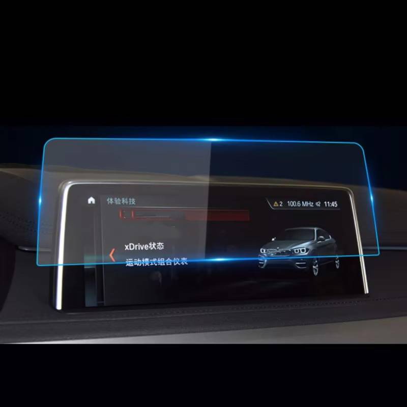 AXTAZS Kompatibel Mit Für X5 X6 F15 F16 2014 2015 2016 2017 2018 Auto-Navigations-Displayschutzfolie Aus Gehärtetem Glas Displayschutzfolien GPS von AXTAZS