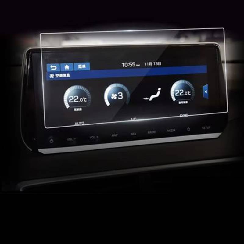 AXTAZS Kompatibel Mit Hyundai Für Tucson 2019, Auto-Displayschutzfolie Aus Gehärtetem Glas, Auto-GPS-Navigationsbildschirmfolie, Display-Schutzfolie Displayschutzfolien GPS von AXTAZS