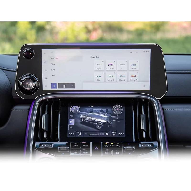 AXTAZS Kompatibel Mit Lexus Für Lx600 2023, Auto-LCD-Infotainment, GPS-Navigation, Gehärtetes Glas, Displayschutzfolie Displayschutzfolien GPS von AXTAZS