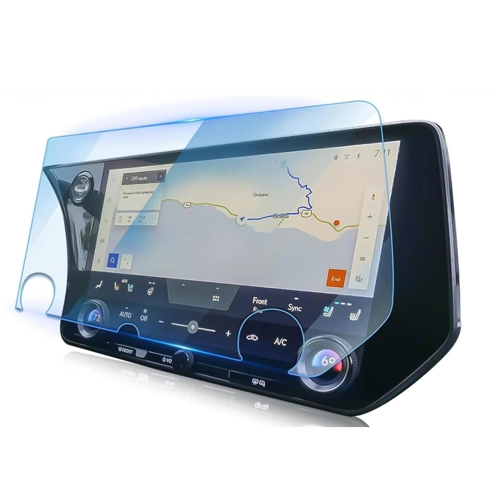 AXTAZS Kompatibel Mit Lexus Für RX350 RX350h RX500h 2023 2024, Autozubehör, 14-Zoll-LCD-Bildschirm, Navigation, GPS-Schutz, Gehärtetes Glas, Displayschutzfolie Displayschutzfolien GPS von AXTAZS