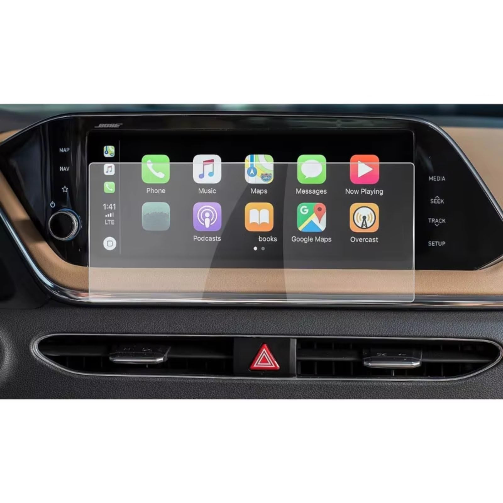 AXTAZS Kompatibel Mit Sonata Für DN8 2020 Auto 10,25 Zoll, Auto-Navigations-Center-Displayschutzfolie, Auto-Innenzubehör, Gehärtete Glasfolie Displayschutzfolien GPS von AXTAZS