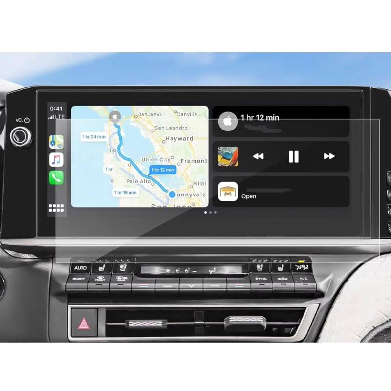 AXTAZS Kompatibel Mit Toyota Für Camry 2024 12,3 Zoll Auto-Infotainment GPS-Navigation Innenzubehör PET-Displayschutzfolie Displayschutzfolien GPS von AXTAZS