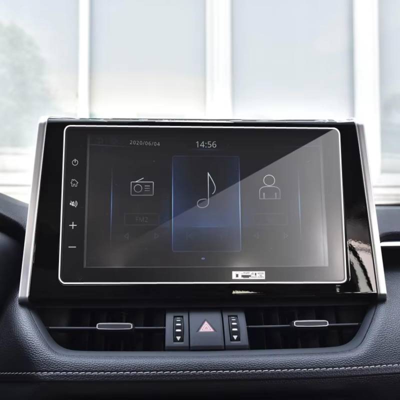 AXTAZS Kompatibel Mit Toyota Für RAV4 2019 2020, Auto-GPS-Navigation, Gehärtetes Glas, Displayschutzfolie, Auto-Zentralsteuerungs-Displayschutzfolie Displayschutzfolien GPS von AXTAZS