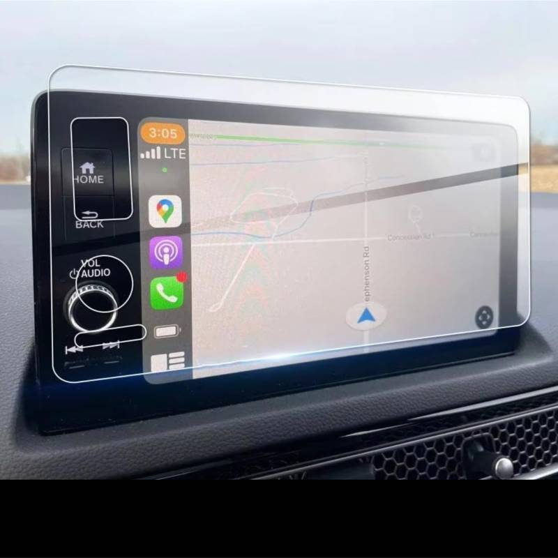 AXTAZS Kompatibel Mit ZR-V 2024 Auto 9 Zoll Infotainment GPS Navigation, Stoßfeste, Kratzfeste Displayschutzfolie Aus Gehärtetem Glas Displayschutzfolien GPS von AXTAZS