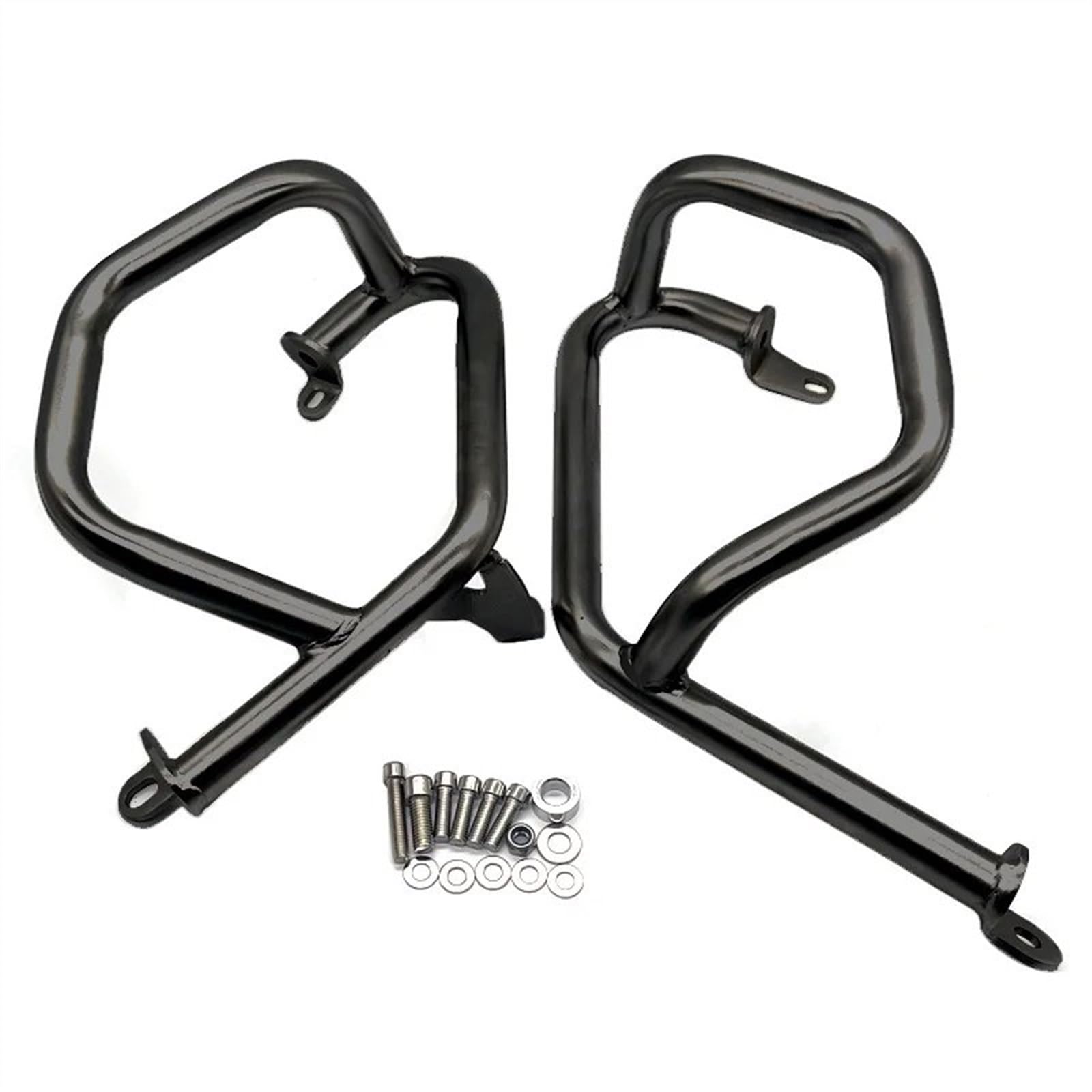 AXTAZS Motorschutz Crash Bar Kompatibel Mit Für F750GS Für F850GS 2018-2022 Stoßstangenmotorschutz Frash Stunt Cage Crash Bar Rahmen Slider Gastankschutz Motorradschutz(Black) von AXTAZS