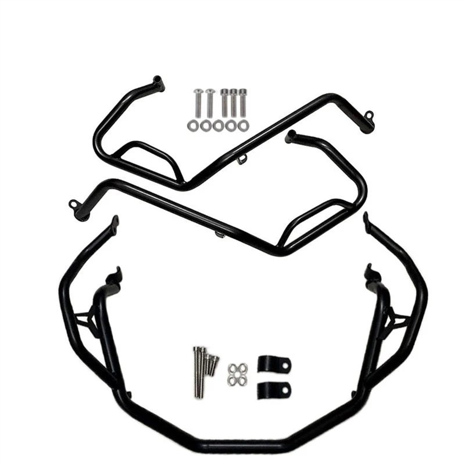 AXTAZS Motorschutz Crash Bar Kompatibel Mit XADV750 2017 2018 2019 2020 Motorrad-Sturzbügel, Motorschutz, Rahmenschieber, Stoßfänger-Absturzschutz, Zubehör(1Set) von AXTAZS