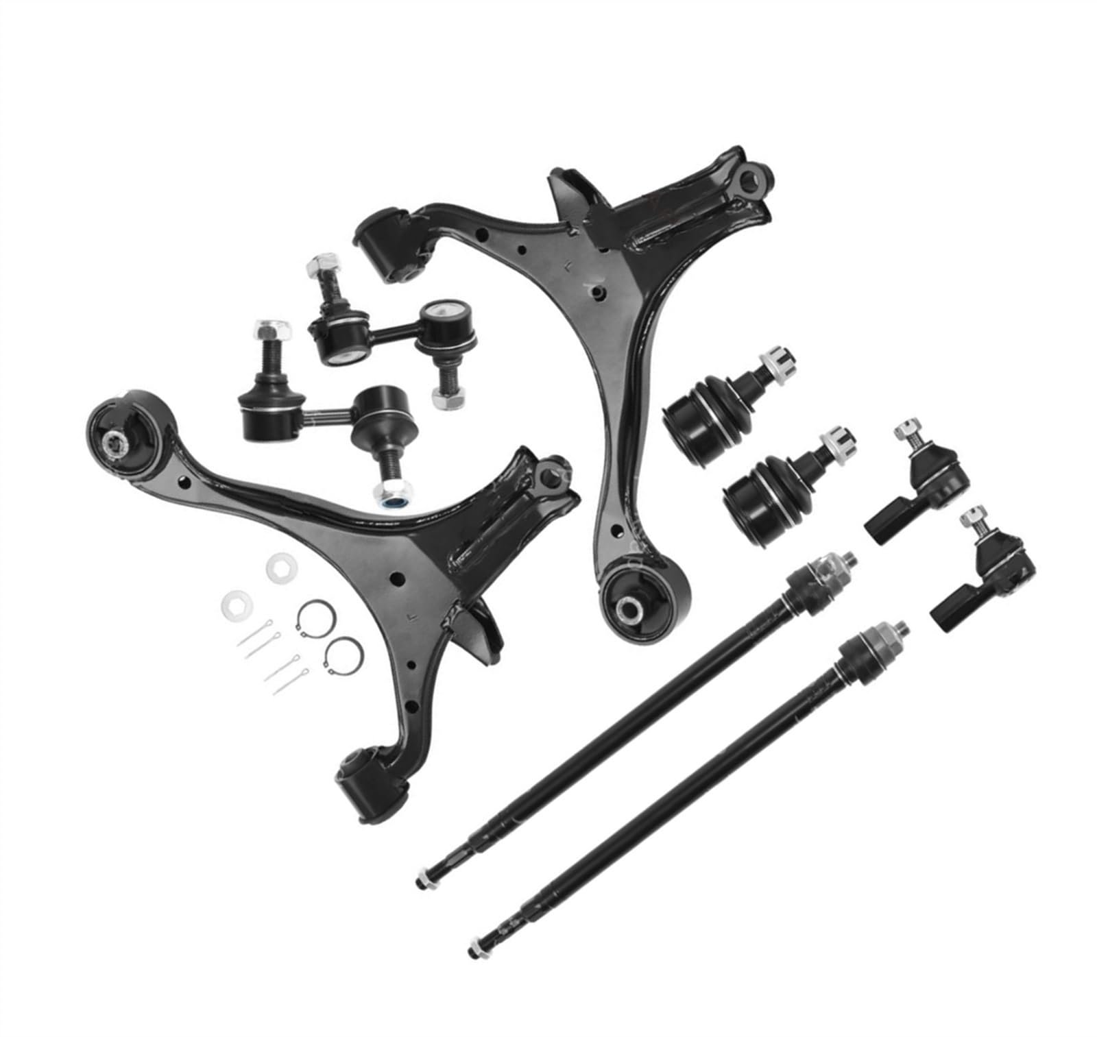 AXTAZS Querlenkersatz Kompatibel Mit Acura Für EL 2005 2004 2003 2002 2001 51360S5A406 Auto-Querlenker Vorn Unten Kugelgelenke Aufhängungsarm Spurstange Stabilisatorsatz von AXTAZS