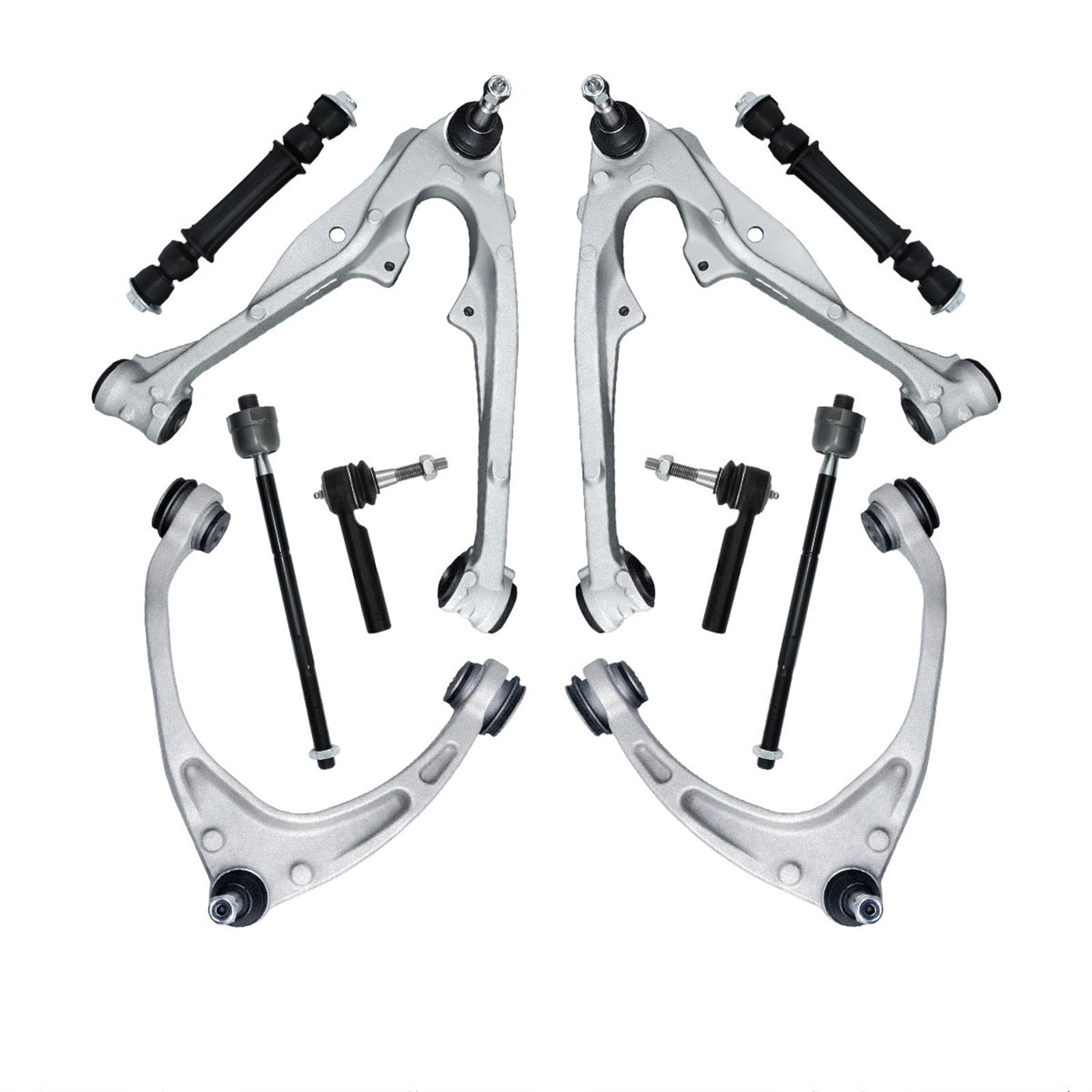 AXTAZS Querlenkersatz Kompatibel Mit Chevrolet Für Silverado 1500 2014 2015 2016 Für Tahoe Autoteile Vorderer Unterer Querlenker Kugelgelenk Stabilisator Link Suspension von AXTAZS