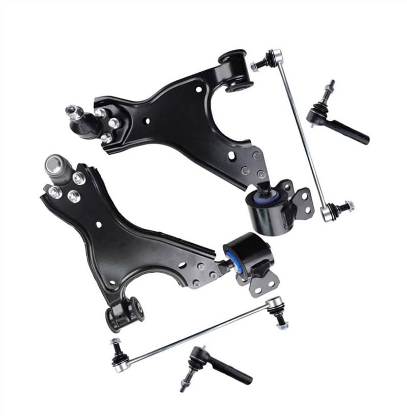 AXTAZS Querlenkersatz Kompatibel Mit Chevrolet Für Traverse 2009 2010 2011 2012 2013 2014 2015 2016 2017 Auto Vorne Unten Querlenker Stabilisator Link Aufhängungsarm von AXTAZS