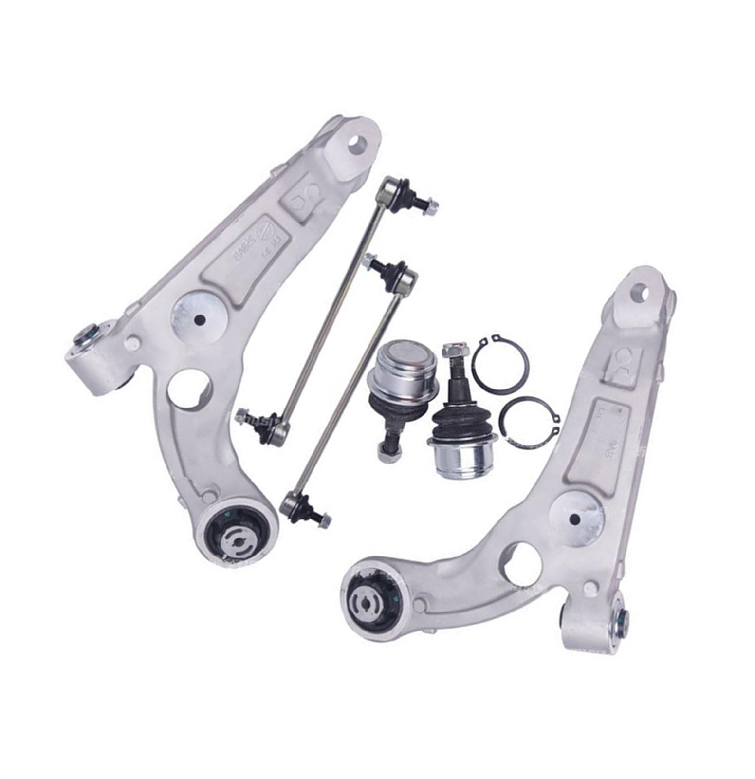 AXTAZS Querlenkersatz Kompatibel Mit Chrysler 200 2WD 4WD 68224731AB 04668994AD Autoteile Vorderer Unterer Querlenkersatz Wishbone-Radaufhängung 04668993AE(2WD) von AXTAZS