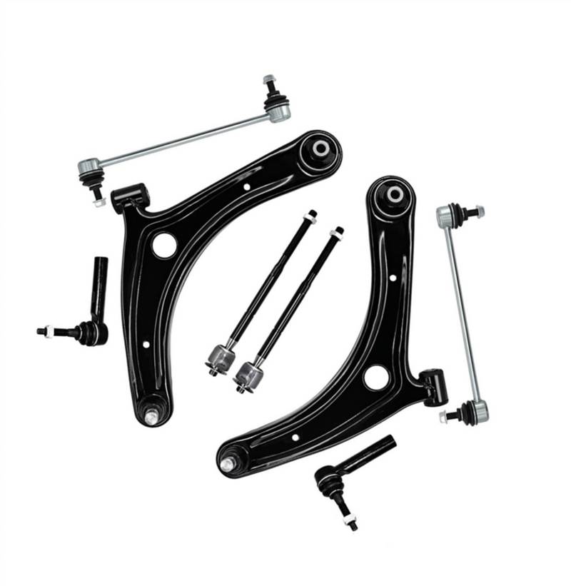 AXTAZS Querlenkersatz Kompatibel Mit Dodge Für Caliber 2011 2012 2009 2010 Aufhängung Wishbone Control Arm Front Lower Arm Sway Bar Link Kit K620066 K620065 von AXTAZS