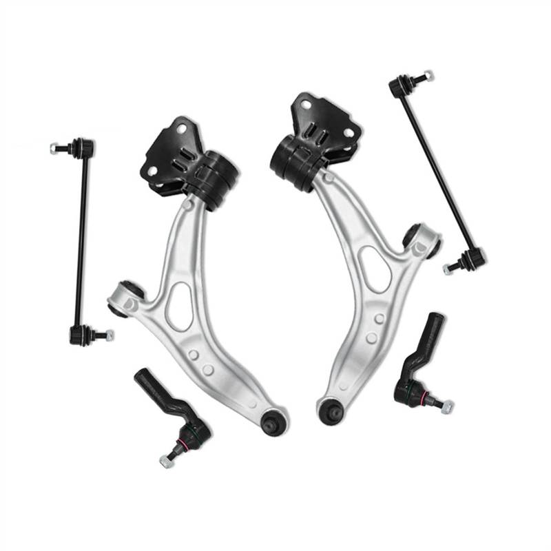 AXTAZS Querlenkersatz Kompatibel Mit Ford Für C-Max 2013–2018 Für Focus 2015 2016 2017 2018 2012 2013 2014 Vorderer Unterer Querlenker Spurstangenkopf Stabilisator Link Sets von AXTAZS