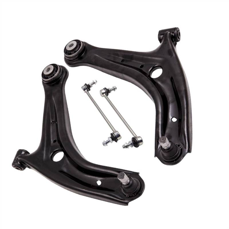 AXTAZS Querlenkersatz Kompatibel Mit Ford Für Fiesta MK6 2008–2018 2019 2020 2021 2022 2023 2024 Vordere Untere Aufhängungslenker Wishbones Querlenker von AXTAZS