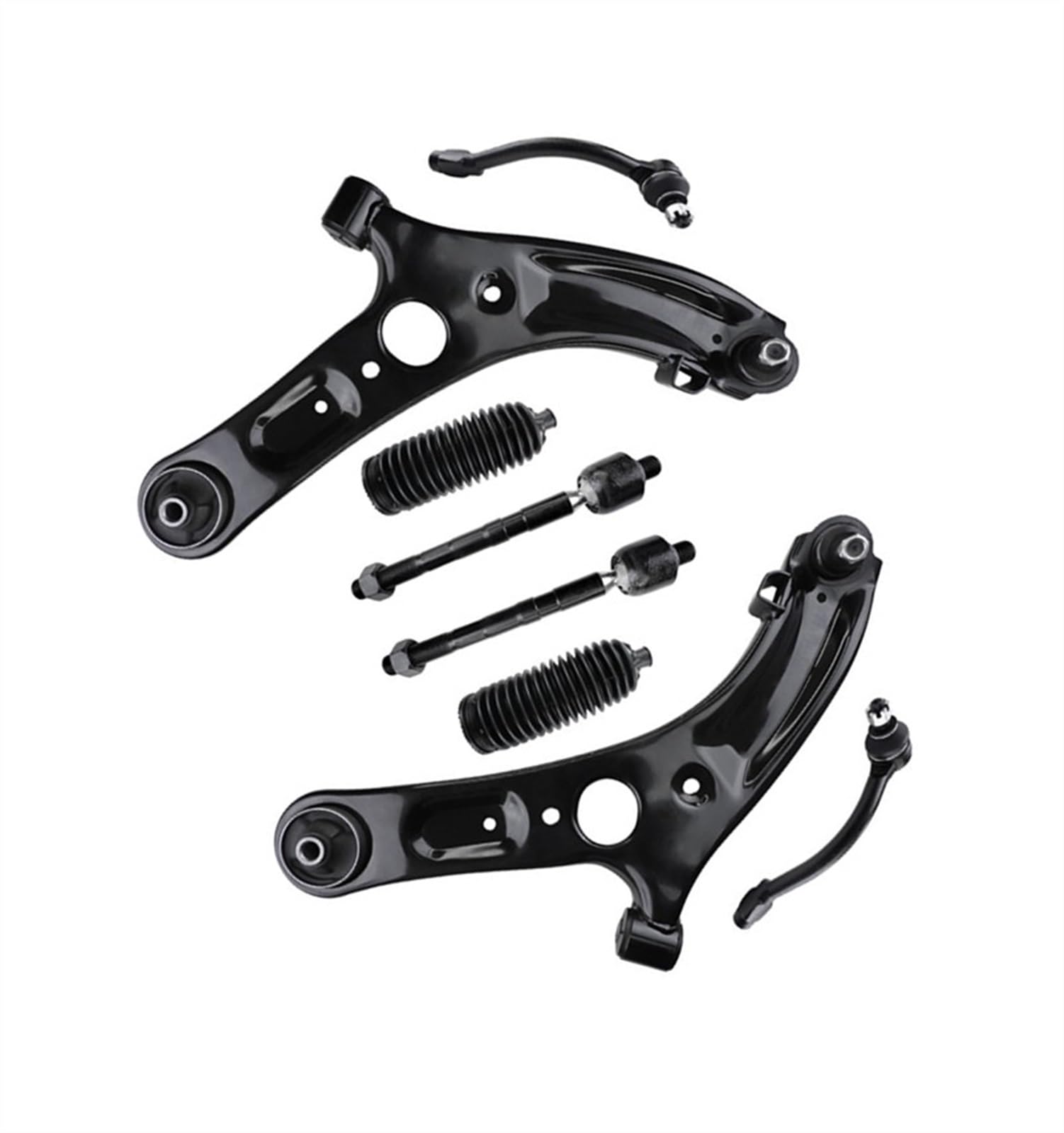 AXTAZS Querlenkersatz Kompatibel Mit Hyundai Für Elantra 2011 2012 2013 Für Veloster 2012 2013 2014 2015 2016 2017 Front Lower Arm Ritzel Boot Suspension Kit von AXTAZS