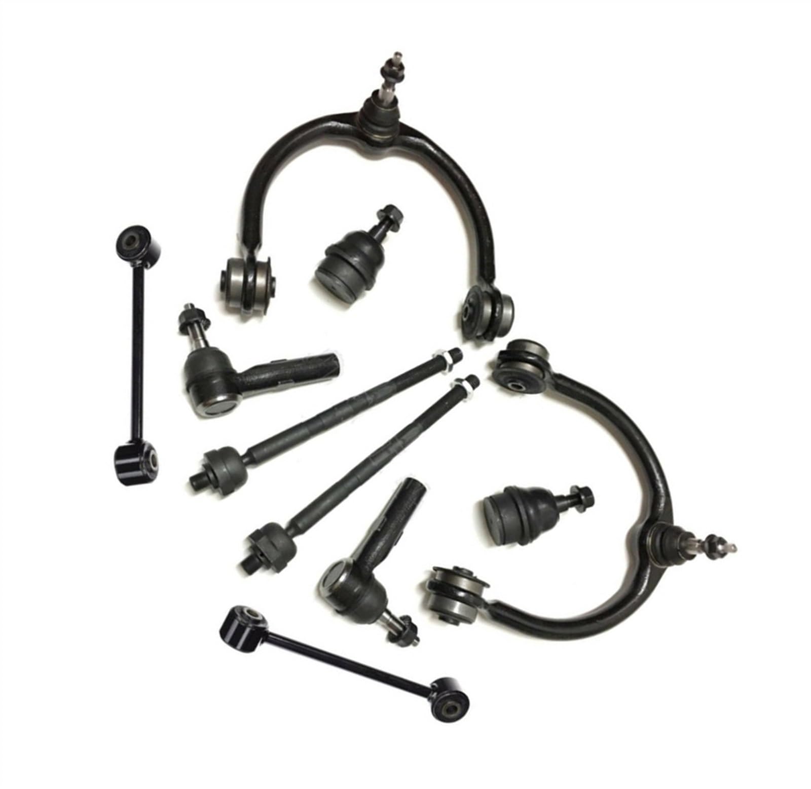 AXTAZS Querlenkersatz Kompatibel Mit Jeep Für Commander Für Grand Für Cherokee 2005-2008 2009 2010 ES80643 ES80644 Vordere Obere Querlenker Kugelgelenke Kit K80629 von AXTAZS