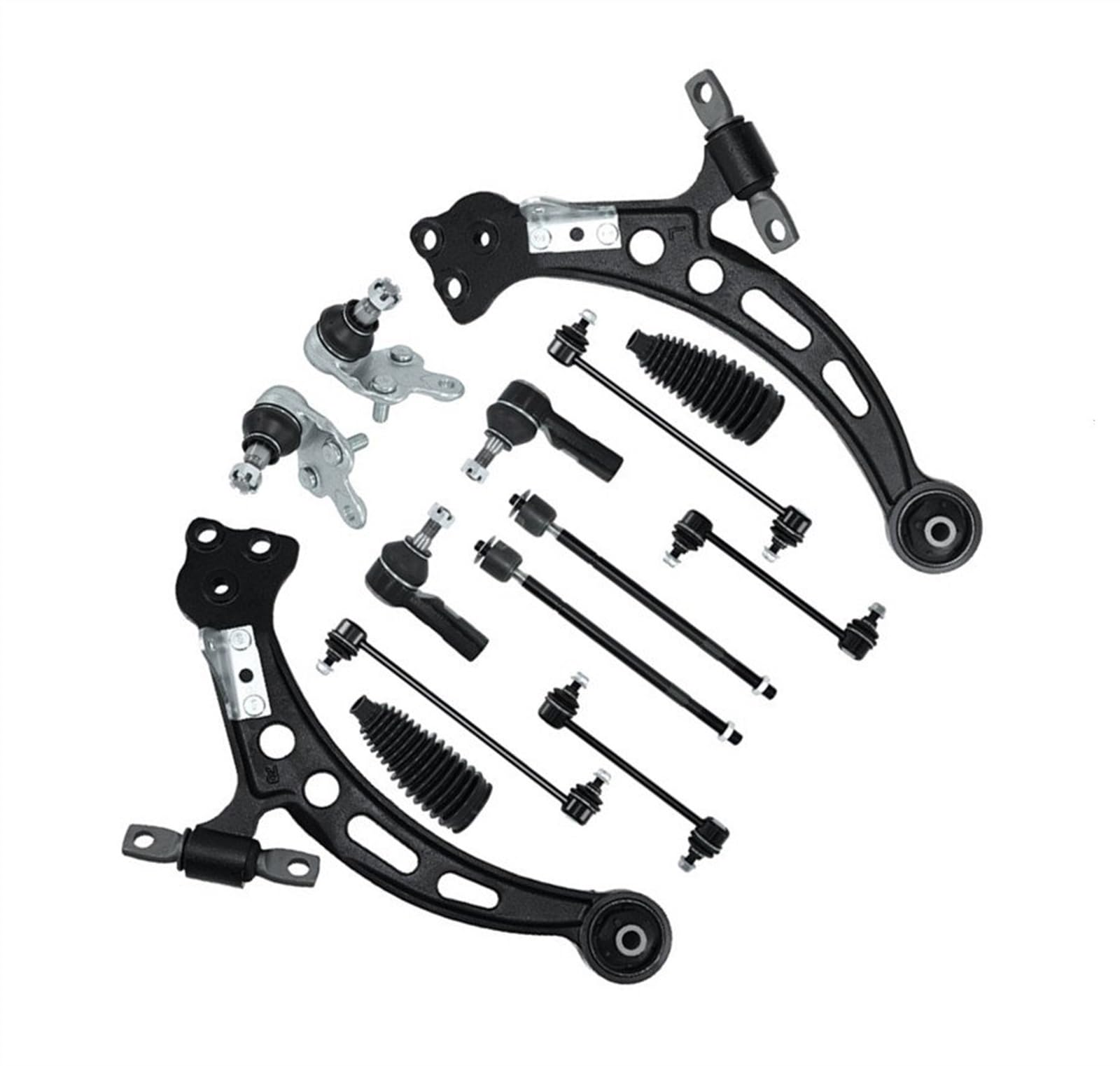 AXTAZS Querlenkersatz Kompatibel Mit Lexus Für ES300 2000 2001 1997 1998 1999 Vorderer Unterer Querlenker, Stabilisatorverbindung, Spurstange, Aufhängungssatz, Querlenker von AXTAZS