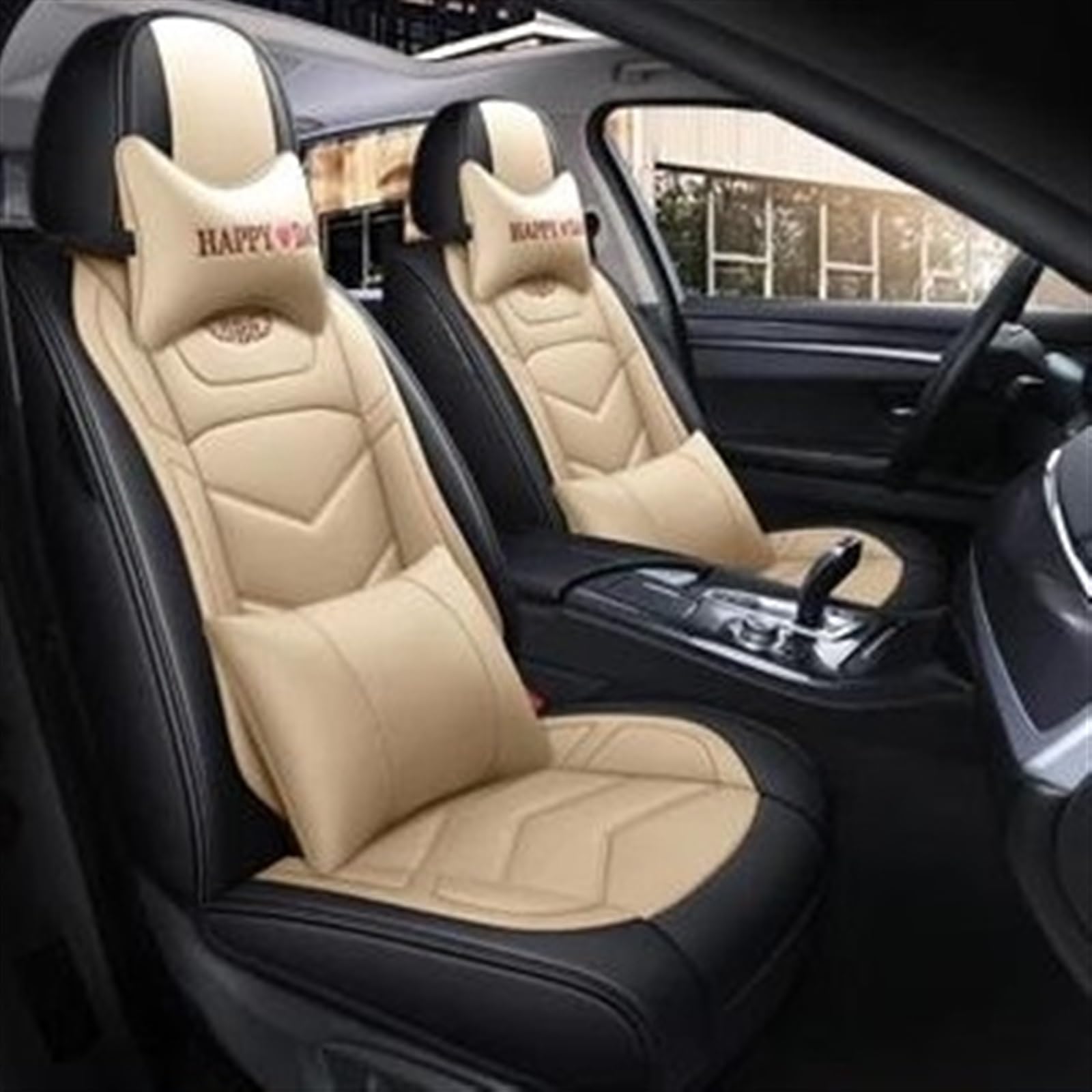 Auto Sitzbezügesets Kompatibel Mit SsangYong Für Actyon Sport 5 Sitze, Komplettes Set, Universelle Autositzbezüge, Geteilte Sitzbankschutzbezüge Vorne Und Hinten(3,color1) von AXTAZS