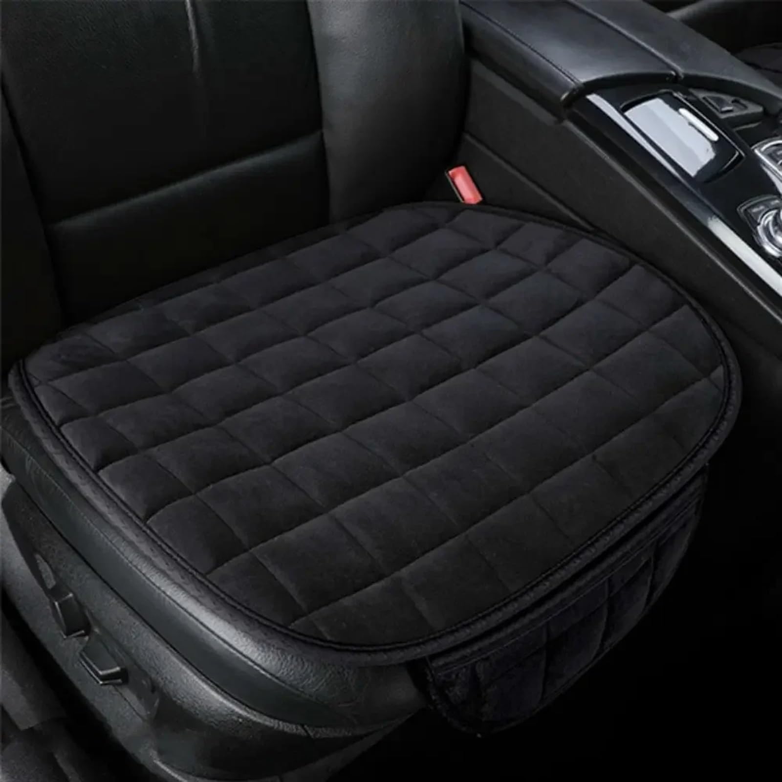 Auto Sitzbezügesets Universal Auto Sitz Abdeckung Sitzkissen Vorderstuhl Sitz Atmungsaktive Pad Für Fahrzeug Auto Auto Schutz Auto Sitz Schutz Pads(Black) von AXTAZS