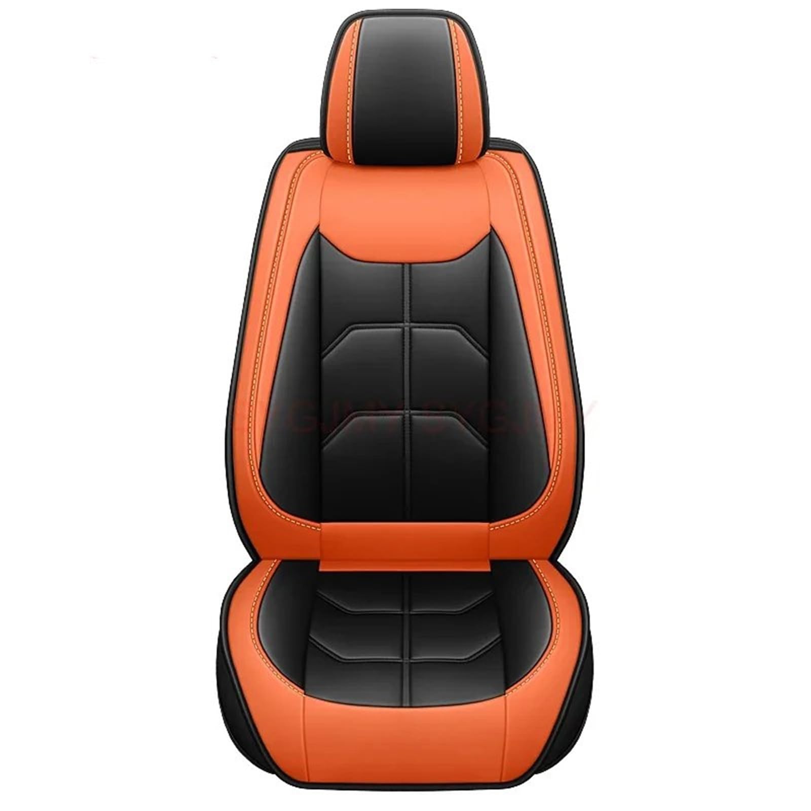 Auto Sitzbezügesets Universal Auto Sitzbezug Akzent Zubehör Auto Sitz Schutz Pads Auto Vordersitz Abdeckung Automobil Innen Auto Sitz Abdeckung(Orange) von AXTAZS